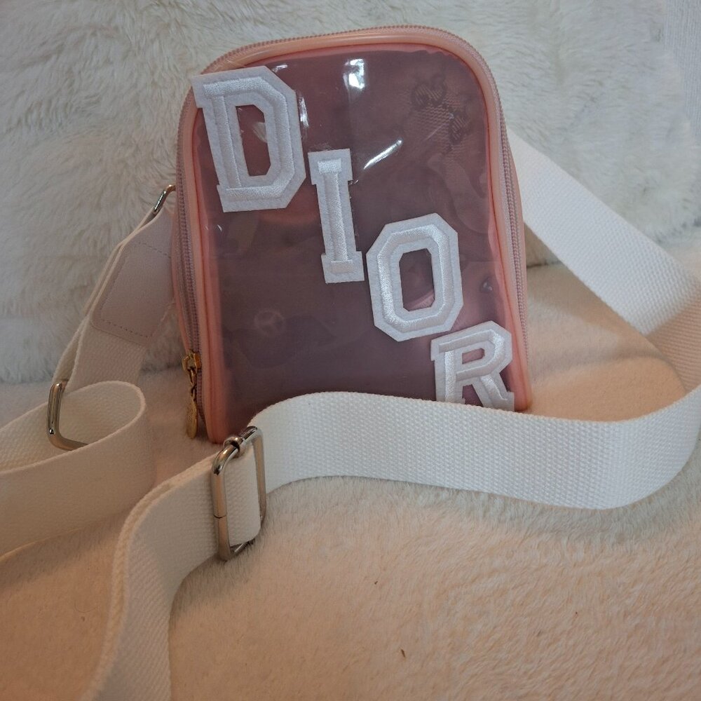 Dior Super Mini Jelly Purse Bag Pochette Crossbody Cosmetic Bag